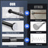 Ausemku Shower Curtain Rod 32 to 50 Inch, 1 Inch Diameter Non-Slip Spring Tension Rod, No Drilling Stainless Steel