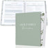 Recipe Book To Write In Your Own Recipes with 6 Custom Dividers - Blank Spiral DIY Personalized Family Cookbook Journal