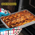 P&P CHEF Deep Baking Pan Set of 3, Stainless Steel Baking Sheet Lasagna Rectangle Cake Pan for Oven Use