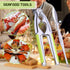 Vicsamer 2 Nut Cracker, Nutcracker, Seafood Tools, Walnut Cracker for All Nuts, Heavy Duty Shell Cracker with PCS
