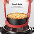 Goldlion Silicone Sling Lifter Accessories for Instant Pot 6 Qt and 8 Qt, Ninja Foodi, Red