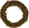 Natural Grapevine Wreath Ring, DIY Craft Vines Base Roll for Rustic Summer Fall Christmas Decor, 12 inch