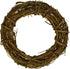 Natural Grapevine Wreath Ring, DIY Craft Vines Base Roll for Rustic Summer Fall Christmas Decor, 12 inch