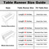 Gernaice 2PCS 24" 13" Boho Table Runner, Modern Plaid Cotton Linen Farmhouse Table Runners for Dresser End Coffee Table