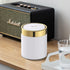 Mini Trash Can with Lid, Desktop Small Recycling Bin for Tabletop Use, Stainless Steel 0.4Gal Waste Bin