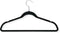 Honey-Can-Do Thin Non-Slip Velvet Hangers, Black, 50-Pack