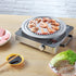 Korean Style BBQ Plate - Smokeless Indoor Stainless Steel Non-Stick Roasting Round Grill Pan for Camping