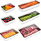 UPTRUST 6 Pack Bacon Cheese Container for Refrigerator, Stainless Steel Meat Container,