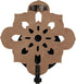 Set 2 Openwork Carving Candle Sconces of - Farmhouse Rustic Wall Decor, Wooden Sunflower Candle Holder, Decorative