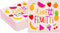Sparkle and Bash 50-Pack Twotti Fruity Birthday Cocktail Napkins, 5 x 5 in Folded, Pink 2-Ply Absorbent
