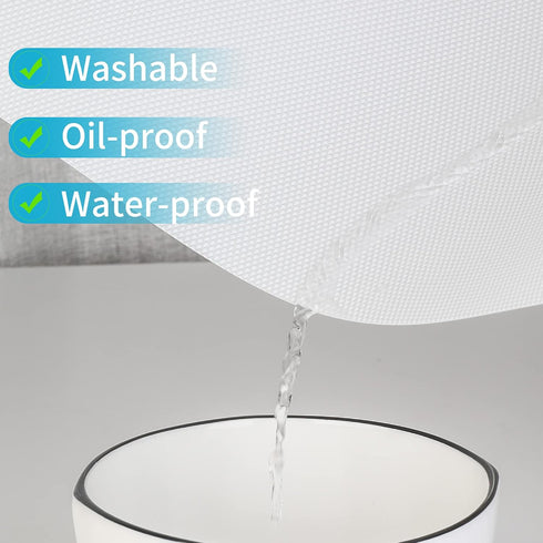 Non-Adhesive Kitchen Shelf Liner Drawer Liners, Waterproof Refrigerator Mats with Strong Durable Kitchen Cabinets Mat