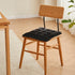 MissSoul Set 2 15.5" of Chair Cushions for Dining Chairs with Ties, Indoor Non-Slip Kitchen Chair Pad and Dining Room