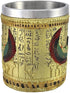 Egyptian Theme Golden Winged Isis Motherhood and Magic Goddess Beer Stein, Great Gift for Ancient Egyptian Culture