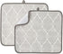 FRESHMINT Dish Drying Mats - 2 Pack 18"x16" Absorbent Reversible Kitchen Countertop Protector