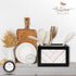 Autumn Alley Farmhouse Utensil Holder for Kitchen Counter – Striking Black and White Utensil Holder for Countertop – Unique Shiplap Design for Farmhouse Decor for the Kitchen