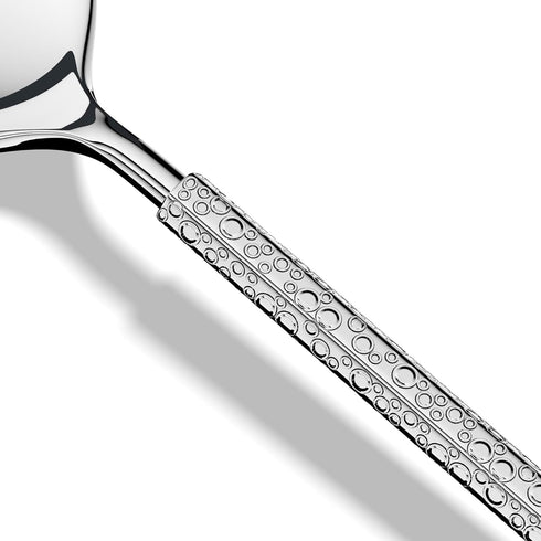Demitasse Espresso Spoons, 5.7-Inch Manual Forged 18/10 Stainless Steel Small Dessert Spoon Set of 4
