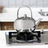304 Stainless Steel Teapot, Water Kettle Stove Top Tea Pot with Filter and Lid for Brewing Loose Leaf and Tea Bags