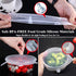 Adpartner Silicone Stretch Lids, Pet Food Can Covers (10-Pack, 2.6in+3.74in), Reusable BPA-free Storage Covers