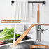 Skinny Wooden Spurtle for Sourdough Starter, Baking, Mixing, Cooking Utensils, Flat Spatula for Kitchen Tools