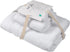 Set 3 1 1 1 Sets SOFE H&L | Olea Luxury Turkish Cotton Bath Towels of : Bath Towel, Hand Towel, Wash Cloths, White