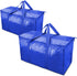TICONN 2 Pack Extra Large Moving Bags with Zippers, Heavy-Duty Storage Tote Boxes