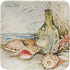 Certified International Coastal Landscape 6" Canape Plates, Assorted Designs, Multicolor, Set of 4