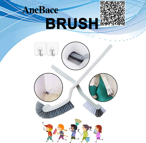 Bathroom Brushes Kitchen Cleaning Brush Set, Toilet Bowl Brush, Stiff Bristles, Durable 13.5-Inch Deep Cleaning