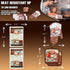 Lobyn Value Packs: 5-Piece Café Latte Kitchen Towel Set - Quilted Oven Mitt & 2 Potholders