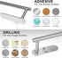 Paper Towel Holder Under Cabinet - Self Adhesive Paper Towel Roll Holder Wall Mount, Gewtur Stainless Steel Paper Towel