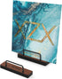 Vinyl Record Display Holders by Victrola, Set of 2 with Black Metal Accents, Wall Mountable (Pair, Espresso)