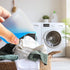 GAQWOK 4PCS Silicone Laundry Detergent Cup Holder - Liquid Laundry Detergent Dispenser Cups Reusable, Flexible Washable