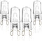 Belleone W10709921 Light Bulb - 120V 25W Halogen Fit for Whirlpool Microwave, KitchenAid, Maytag, Jenn-Air, 4 Pack
