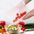 ZVP Plastic Cutting Boards, Flexible Chopping Mats, Gradient Pink Non-Slip, BPA Free, Dishwasher Safe
