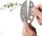 Herb Stripper Tool, Stainless Steel Leaf Zipper for Kale, Chard, Collard Greens, Rosemary, and Thyme