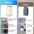 Wheels,20 (75L) Laundry Hamper with Gal Laundry Basket with lid Rolling Clothes Hamper Foldable Dirty Clothes Basket on