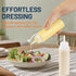 SECLENT 8 oz 6 Pack Squeeze Bottles, Plastic Condiment Squeeze Bottles for Sauces, Ketchup, Squirt Bottle for Dressing