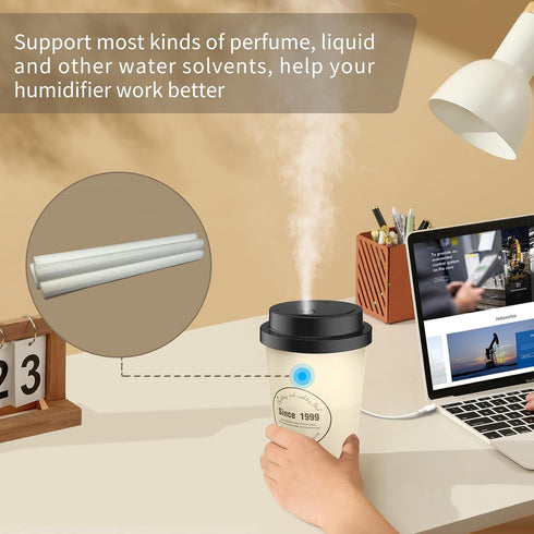 Humidifier Filter Cotton Refill: Travel Mini Sticks for Portable Personal USB Powered Humidifiers, 10 Pieces