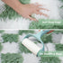 Room,5x8 Area Rugs for Bedroom Living Green and White Fluffy Soft Checkered Rug Fuzzy Shag Shaggy Carpet, Indoor Plush