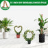 Qimshemi 51-Inch (1 Pack) Moss Pole Monstera Plant Support & Stakes for Climbing Plants, Bendable Moss Poles Kit