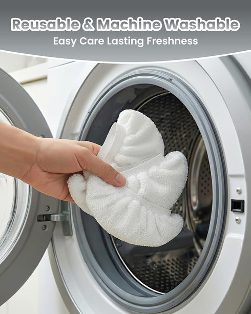 8 Pack Universal Microfiber Cloths for Handheld Steam Cleaner, Double-Layered Reusable & Washable Pads, Compatible
