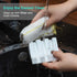 Morelax 2 (2Pack-White 3.62 2.76 1.57 inches (R-202101) Pcs Soap Bar Holder for Bathroom/Kitchen Sink, Marble Soap Dish