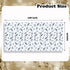 108 x 54 Inch Musical Notes Tablecover, Disposable Plastic Tablecloth for Birthday Party Decoration Supplies (2 Pieces)