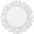Round Paper Lace Table Doilies – 12 inch White Decorative Disposable Placemats; Made in Canada (Pack of 50)
