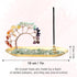 Crystal Incense Burner Holder, 7 Chakra Crystal Incense Sticks Holder for Yoga Meditation and Home Decor