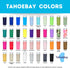 TahoeBay Slim Can Cooler Sleeves (12-Pack) for Skinny Tall Cans 12 Oz Bulk Thin Seltzer Fit Sublimation Blanks for