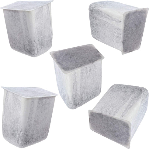 Water Distiller Charcoal Filters | Activated Carbon Pods for All Countertop Distillers (5 Pack, Premium Organic)