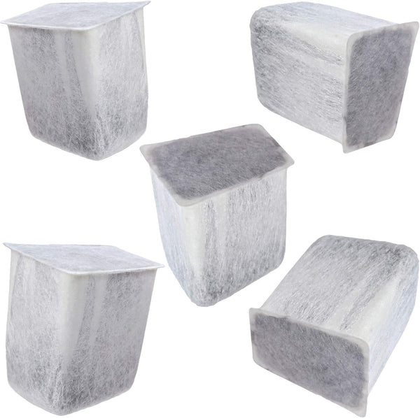 Water Distiller Charcoal Filters | Activated Carbon Pods for All Countertop Distillers (5 Pack, Premium Organic)