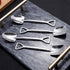 Dessert Spoon Set, 6 Pcs 6" Shovel Shape Stainless Steel Spoons for Home, Kitchen, Restaurant