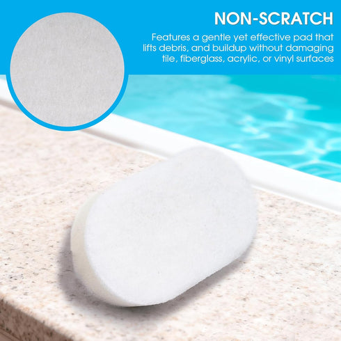 5 Pack TidyMister Thickened Handheld Scrub Pad for Hot Tubs, Spas & Pools, Non-Scratch Replaceable Scouring Pads