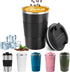 YINBAOGE Insulated Travel Coffee Mug, Spill & Leak Proof, Portable To Go